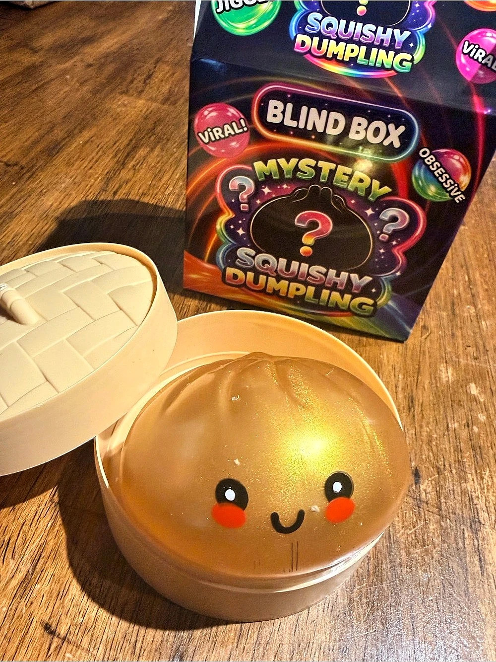 Funbox Squishy Dumpling Blind Box GOLD DUMPLING